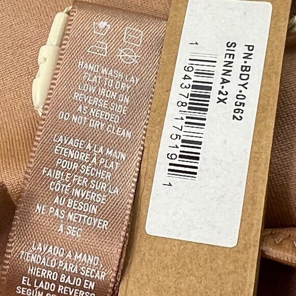 SKIMS Wet Jersey Cutout Bodysuit Sienna Womens 2X - Picture 11 of 12